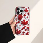 An innovative Canada maple leaf pattern phone case, 1 unit - Image 6