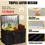Large insulated bag, keep food hot & cold for hours, 1 unit - Image 6