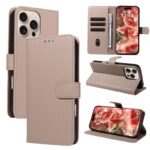 Phone case, luxury lychee faux leather wallet phone case, 1 unit