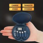 5-in-1 portable travel charger with 60W PD fast charging, 1 unit