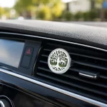 Refillable car air freshener perfume diffuser clip, 1 unit
