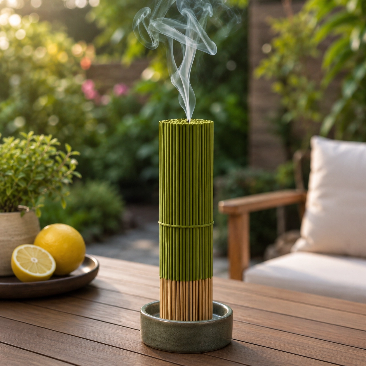 NATG214 Extended citronella oil lemon grass sticks, 7 pack - Image 1