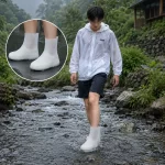 5 colors colorful silicone waterproof shoe covers, 1 unit