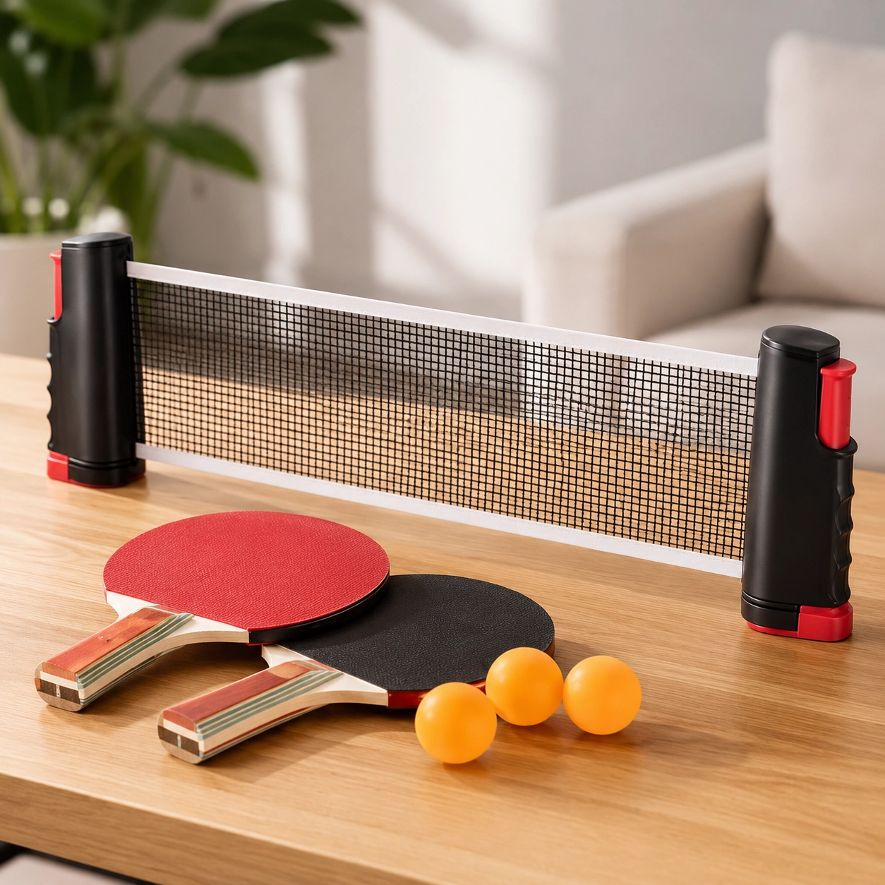 NATG316 Integrated portable table tennis kit, 4 pack - Image 1