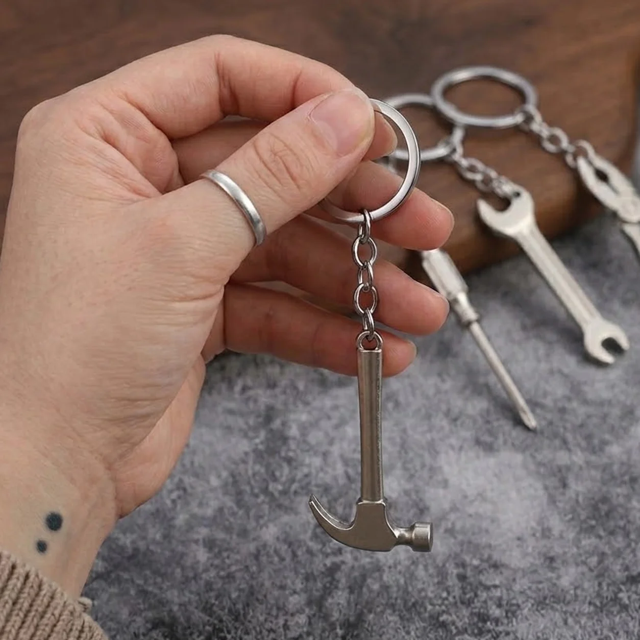 NATG351 Mini tool keychain set, 5 pack - Image 1