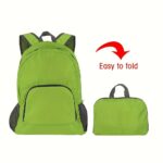 Foldable backpack travel bag, 1 unit - Image 9