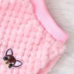Toy and small dog puppy cute fluffy jumper with chirwa embroidery, 1 unit - Image 9