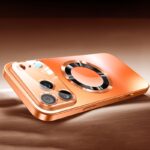 Magnetic wireless charging phone case, titanium coloured glass, 1 unit - Image 11