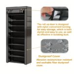 5/8/10 layer shoe rack with non-woven fabric cover, 1 unit - Image 9
