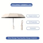 Fully automatic double 10-bone folding umbrella, 1 unit - Image 3