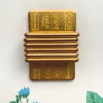 Realistic replica golden bars decoration set, 10 pack - Image 10