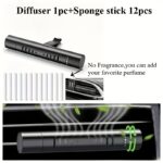 Metal car air vents with aromatherapy sticks, 1 unit - Image 2