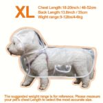 Transparent dog rain coat, 1 unit - Image 11