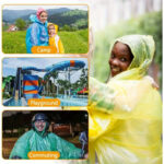 Mini raincoat set with keychain ball, 6 pack - Image 2