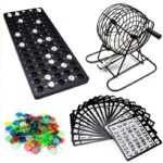Deluxe bingo set, includes bingo cage, 18 mixed cards, 1 unit - Image 2