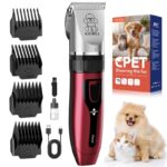 Low-noise cordless pet hair clipper with rechargeable & 4-Color, 1 unit - Image 4