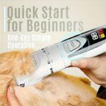 Low-noise cordless pet hair clipper with rechargeable & 4-Color, 1 unit - Image 10