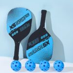 Pickleball paddle set (2 paddles + 4 balls + 1 storage bag), 1 unit - Image 3
