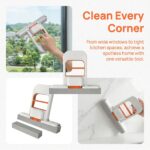 Compact retractable handheld mop, 1 unit - Image 10
