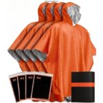 Heat-insulating polyester film foil blanket raincoat set, 4 pack - Image 6
