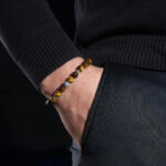 Handcrafted tiger eye natural stone bracelet, 1 unit - Image 5