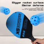 Pickleball paddle set (2 paddles + 4 balls + 1 storage bag), 1 unit - Image 2