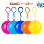 Mini raincoat set with keychain ball, 6 pack - Image 4