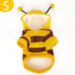Bee design pet hoodie for small pets, 1 unit - Image 5
