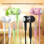 Noise-canceling In-Ear headphones with microphone, 4 pack