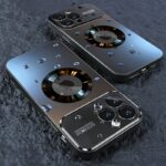 Magnetic wireless charging phone case, titanium coloured glass, 1 unit - Image 19