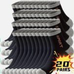 Men's four seasons sports socks, 20 pair pack - Image 3