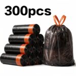 Thickened leak-proof drawstring garbage bags, 300 pack - Image 7