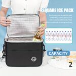 Heated lunch box handbag insulated bag aluminum foil, 1 unit - Image 3
