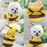 Bee design pet hoodie for small pets, 1 unit - Image 14