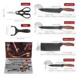 Kitchen knife set, ultra sharp and durable, 6 pack - Image 3