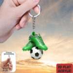 2D flat soccer & football shoe keychain, 1 unit - Image 7