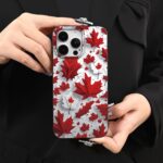 An innovative Canada maple leaf pattern phone case, 1 unit - Image 2