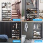 Multifunctional entryway shoe & hat storage rack, 1 unit - Image 4