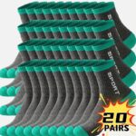 Men's four seasons sports socks, 20 pair pack - Image 9