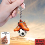 2D flat soccer & football shoe keychain, 1 unit - Image 10