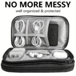 Travel organizer with various pocket sizes, 1 unit