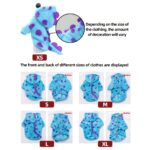 Short floral dinosaur pet sweatshirt jacket for dogs & cats, 1 unit - Image 5