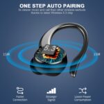 Sporty wireless earbuds with ENC noise-canceling microphone, 1 unit - Image 2