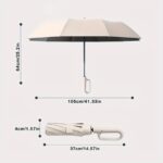 Fully automatic double 10-bone folding umbrella, 1 unit - Image 4