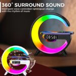 Multi-function RGB wireless charger speaker lamp, 1 unit - Image 4