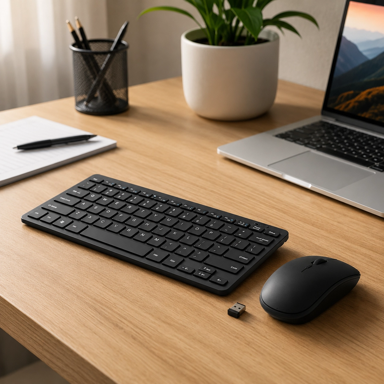 NATG377 Mini keyboard and optical mouse combo, 1 unit - Image 1