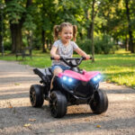 ATV four-wheeler featuring music and LED lights, 1 unit