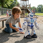 Remote controlled dancing robot toy, programmable, 1 unit
