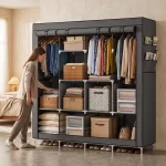 Portable closet large wardrobe organizer, 1 unit