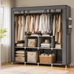 Portable closet large wardrobe organizer, 1 unit